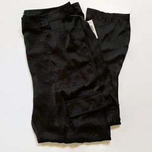 Guess Black Satin Trousers